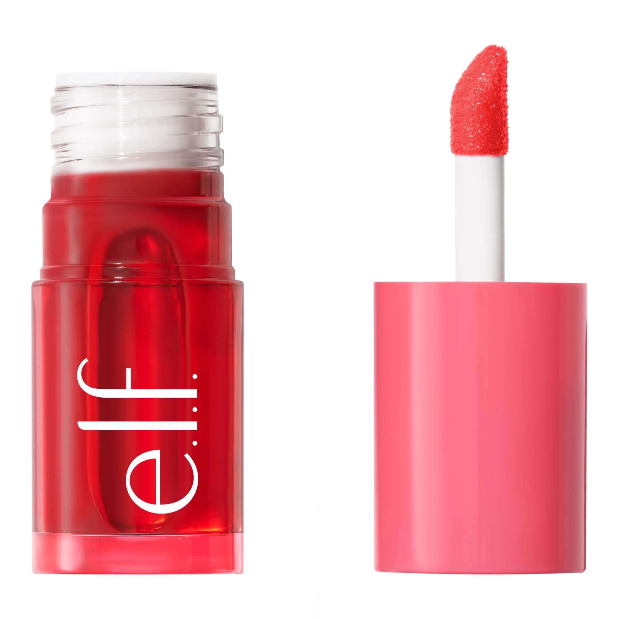 e.l.f. Sheer For It Blush Tint, Multi-Use, Long-Lasting Lip & Cheek Makeup, Creates A Natural Flush Finish, Vegan & Cruelty-Free, Plums Up