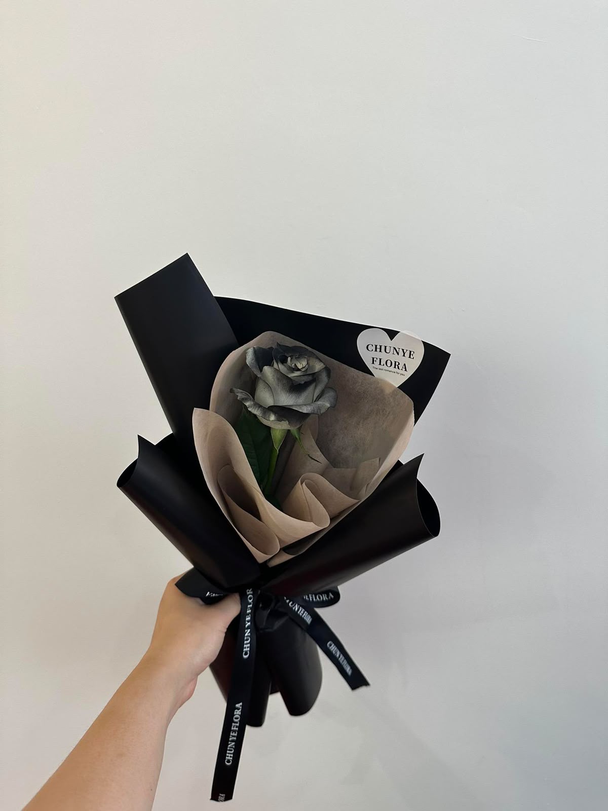 单支玫瑰向日葵(Fresh Single Rose & Sunflower | Real Gift Delivered to the Streamer)