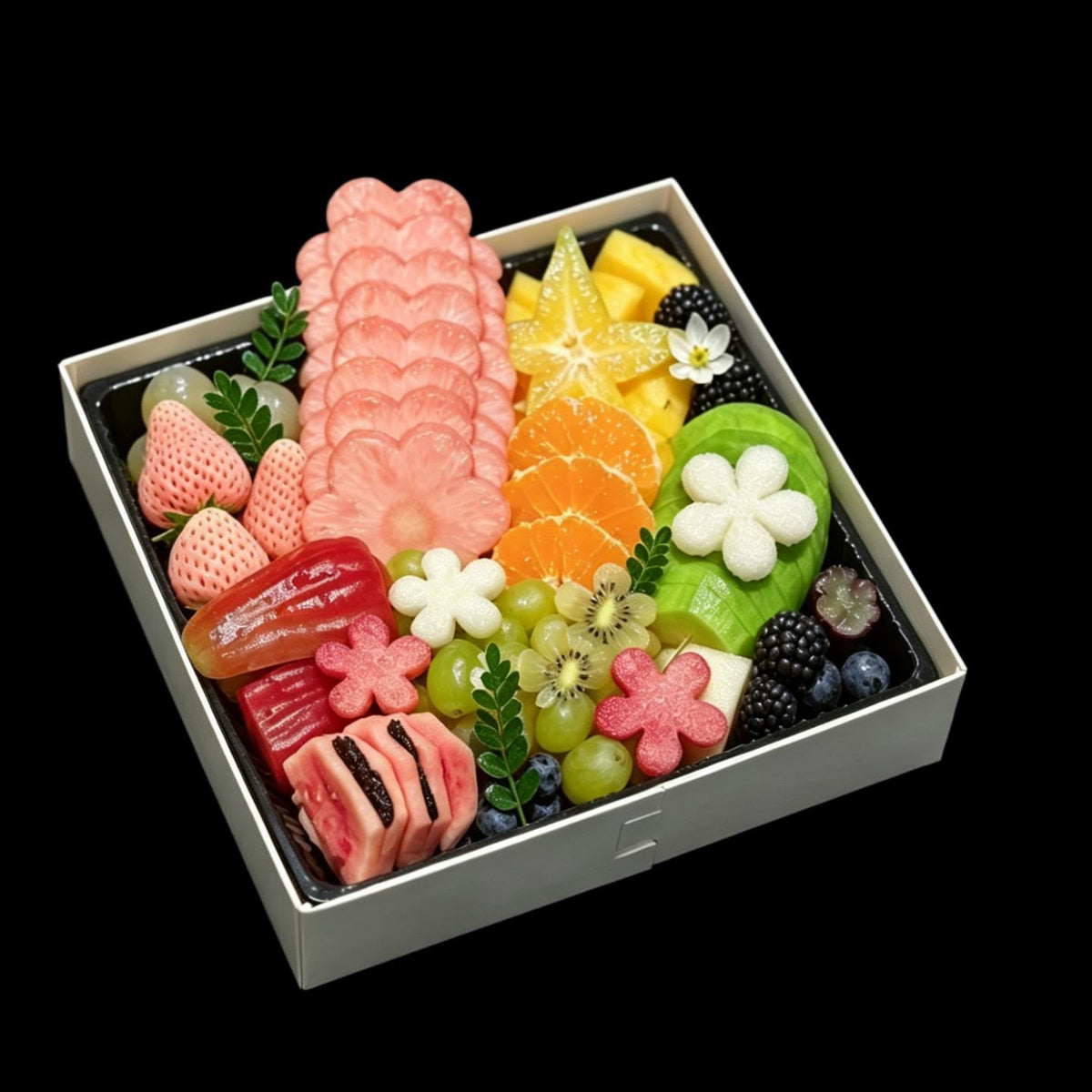 水果拼盘切盒(Fresh-Cut Fruit Platter | Real Gift Delivered to the Streamer)