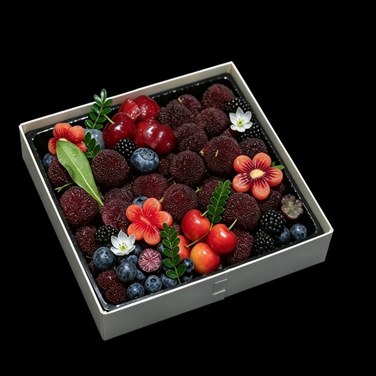 水果拼盘切盒(Fresh-Cut Fruit Platter | Real Gift Delivered to the Streamer)