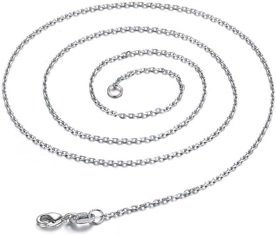 EDTEMI 2 Carat IGI Certified Lab Grown Diamond Pendant Necklace for Women, 14K White Gold, Round Brilliant Cut