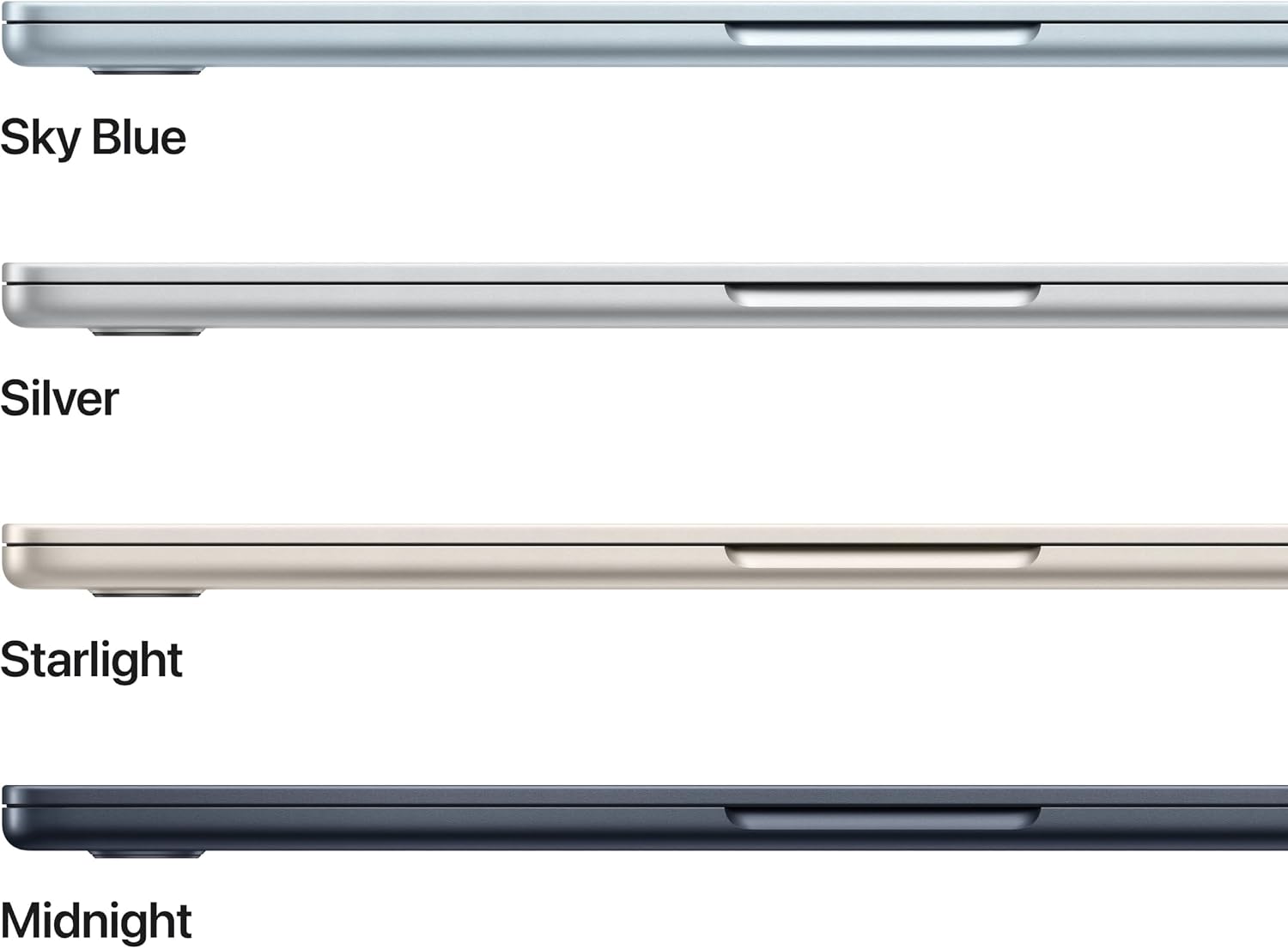 Apple 2026 MacBook Air 13-inch Laptop with M5 chip: Built for AI, 13.6-inch Liquid Retina Display, 16GB Unified Memory, 512GB SSD, 12MP Center Stage Camera, Touch ID, Wi-Fi 7; Sky Blue
