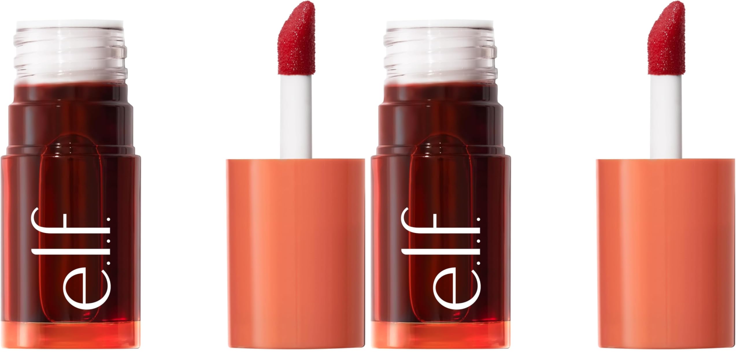 e.l.f. Sheer For It Blush Tint, Multi-Use, Long-Lasting Lip & Cheek Makeup, Creates A Natural Flush Finish, Vegan & Cruelty-Free, Plums Up