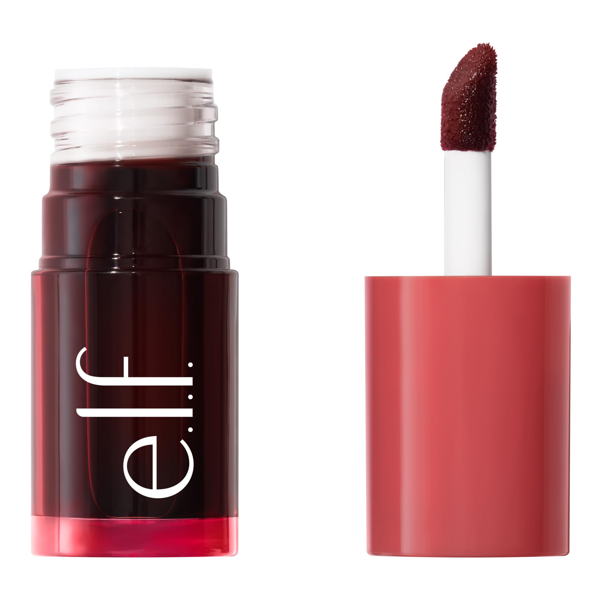 e.l.f. Sheer For It Blush Tint, Multi-Use, Long-Lasting Lip & Cheek Makeup, Creates A Natural Flush Finish, Vegan & Cruelty-Free, Plums Up