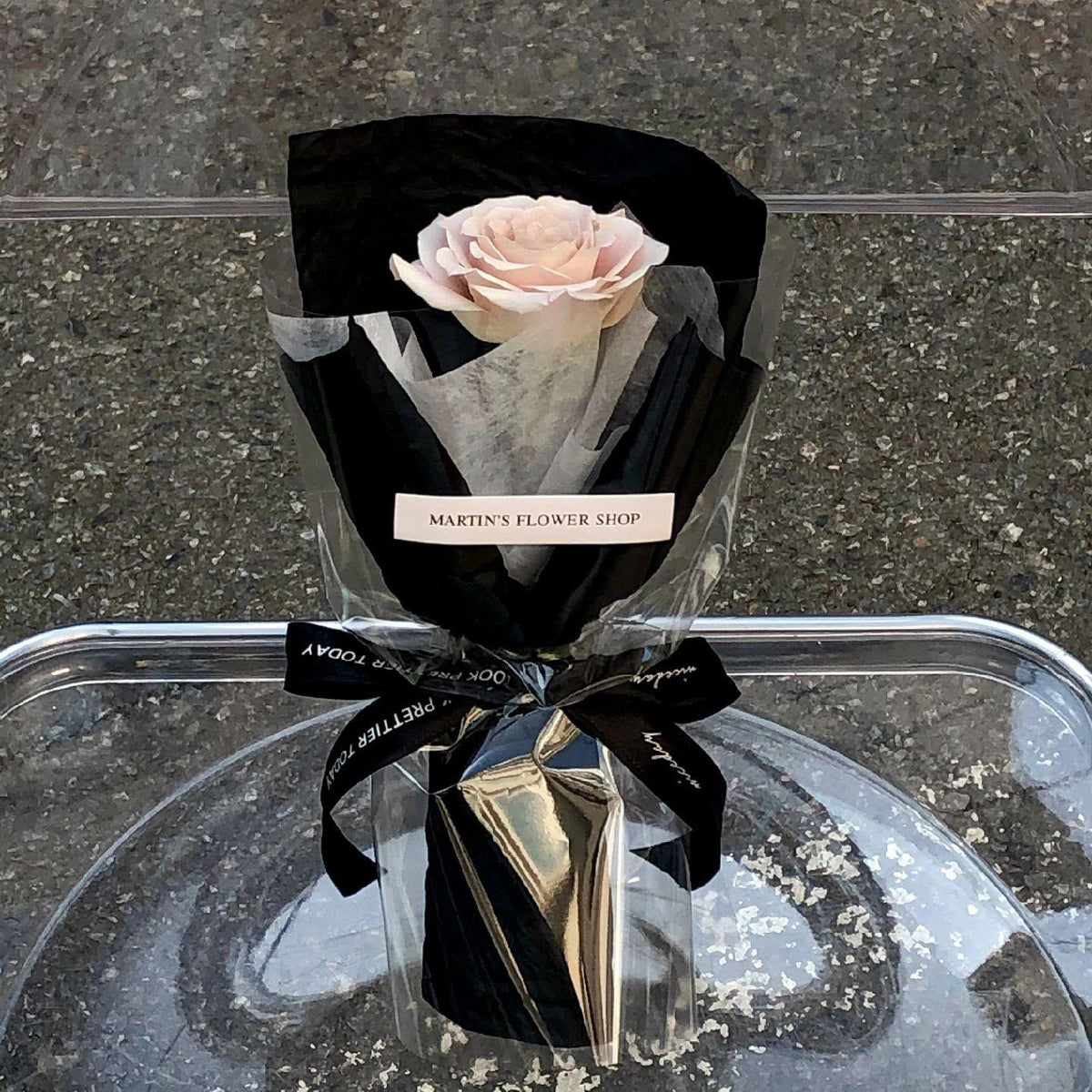 单支玫瑰向日葵（Fresh Single Rose & Sunflower | Real Gift Delivered to the Streamer）