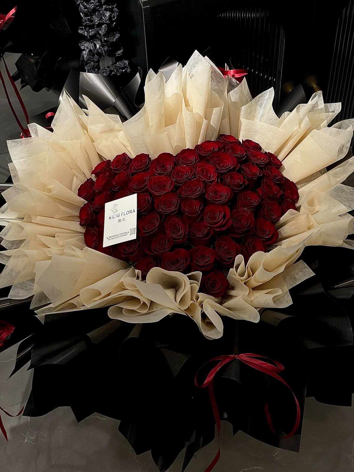 大花束33-99支（Grand Fresh Flower Bouquet 33-99 Stems | Real Gift Delivered to the Streamer）